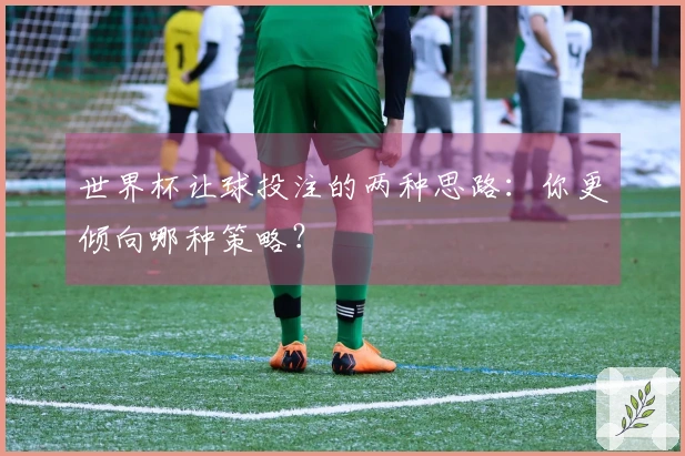 世界杯让球投注的两种思路：你更倾向哪种策略？